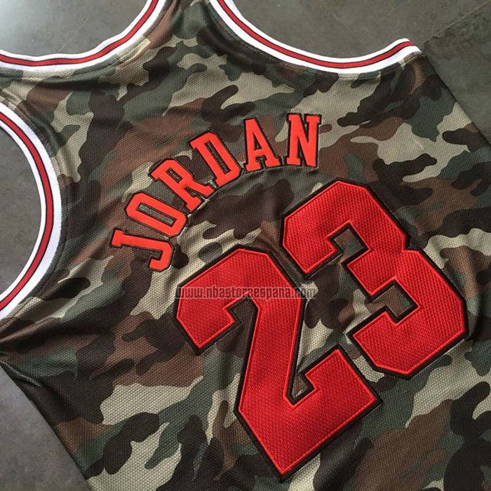 Camiseta Chicago Bulls Michael Jordan NO 23 Hardwood Verde